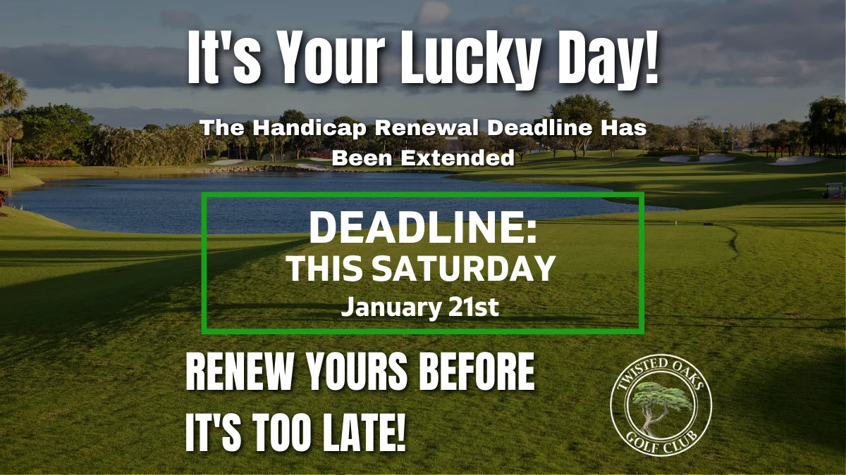 Handicap Renewal Extension