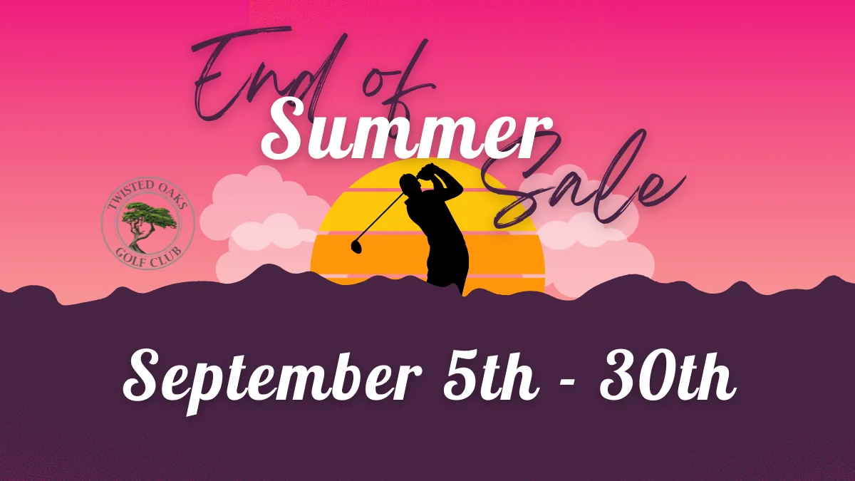 End of Summer Sale – 9/5 – 9/30