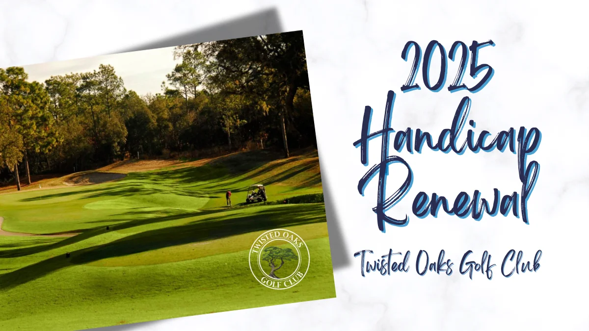 2025 Handicap Renewal