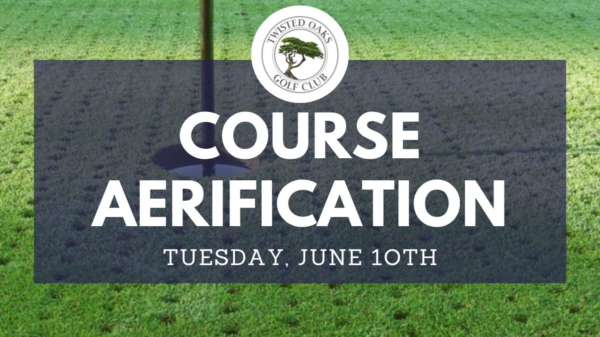 Aerification Notice – 6/10