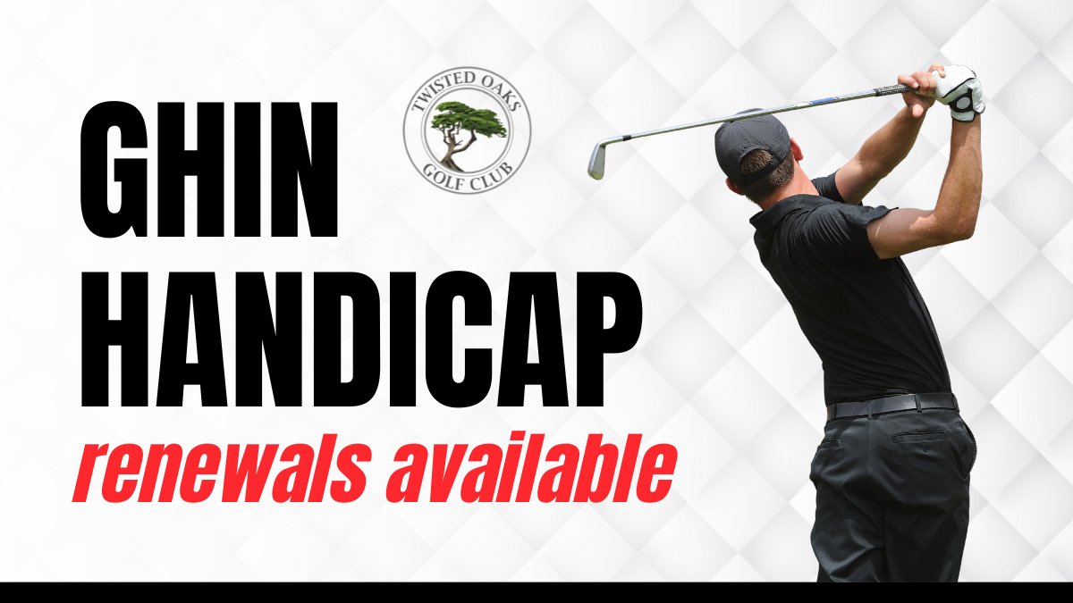 2026 Handicap Renewal Now Open